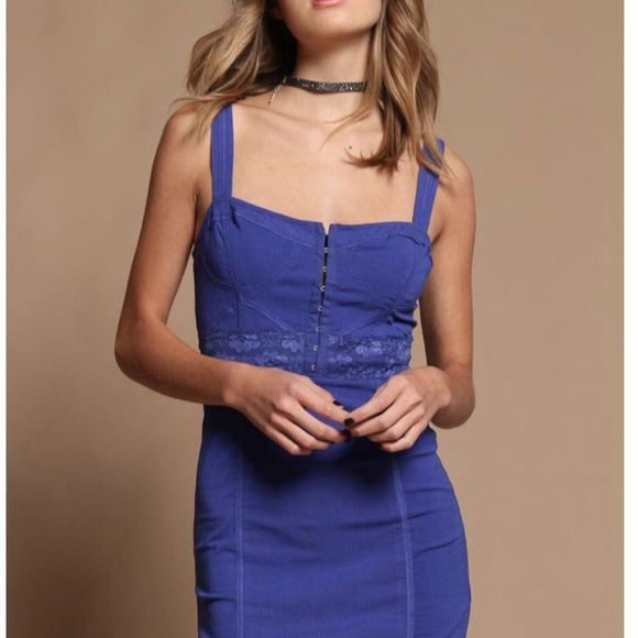 Free People Lace Me Up Bodycon Dress - Picture 5 of 10